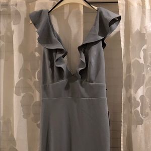 PERFECT OPPORTUNITY GREY MAXI DRESS from Lulus